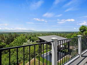 VIEWS OF THE VALLEY FROM DECK