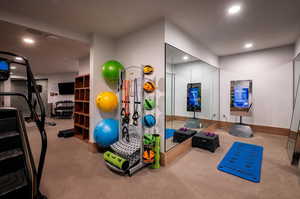 Fitness accessory area/equipment