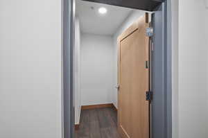 Secondary Closet with Lockout Storage Area