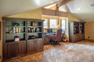 Den overlooking family room