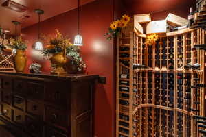 View of wine room