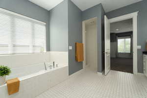 Master Bathroom Separate Tub & Shower