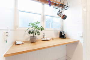 Countertop/ Workspace w/wainscoting