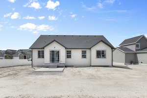 Back of house featuring a patio