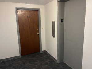 Front door/elevator