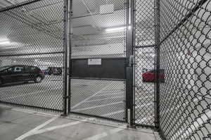 Secure Parking Entrance