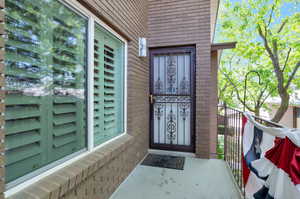 View of entrance to property