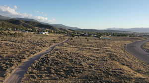 View of mountain background