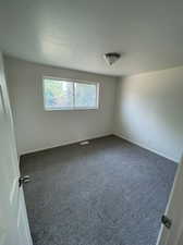 Empty room with carpet