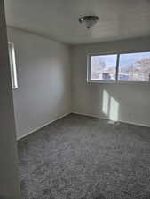 Empty room with carpet