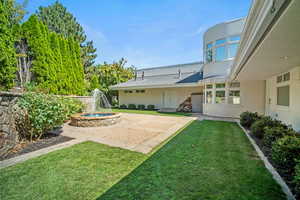 View of yard featuring a patio area