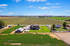 Drone / aerial view with a rural view