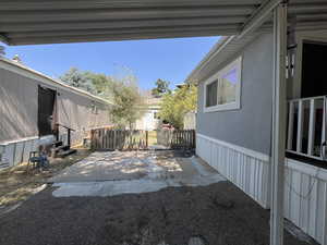 View of patio