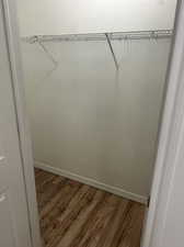 View of closet