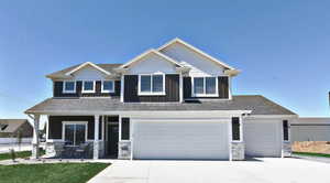 View of craftsman-style home