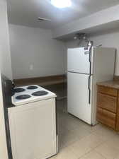 Basement apartment kitchen