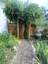 Garden Gate to backyard