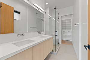 Ensuite bathroom seven lower level