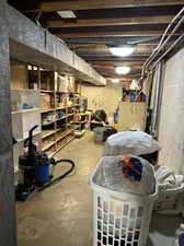 Laundry and oversize Storage room