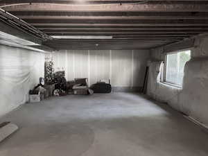 Unfinished Basement Area 1