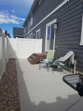 Back patio