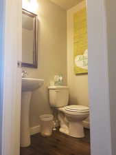 Main floor half bath