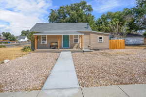 Bungalow-style home with covered porch