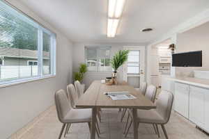 Virtually Staged Dining Area