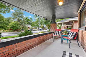 Large Covered Front Porch