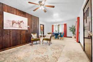 View from Living Room looking into Dining Room