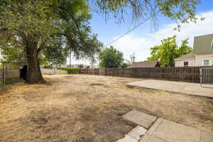 backyard with patio