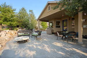 View of patio / terrace featuring an outdoor hangout area