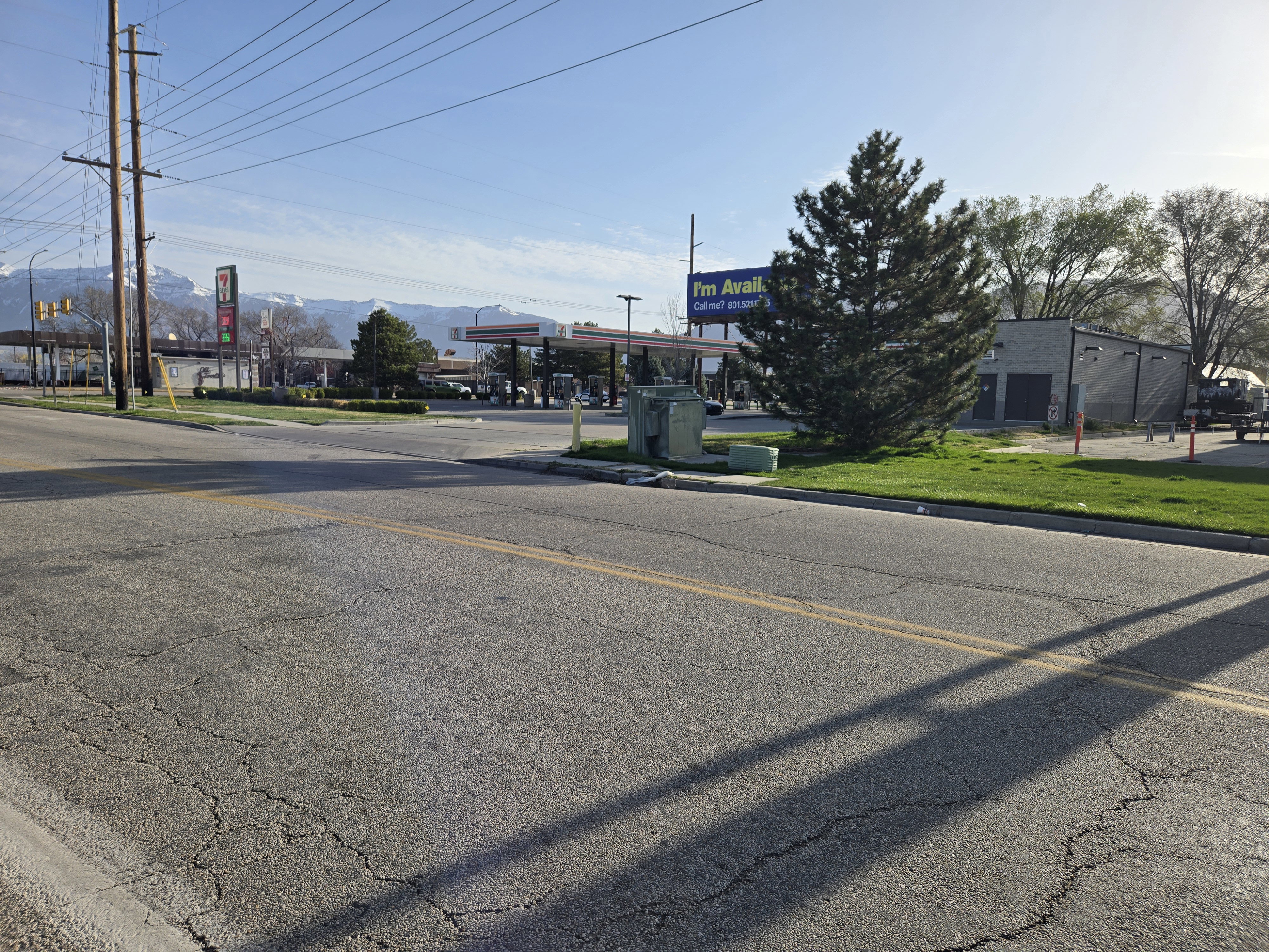 View of road with curbs