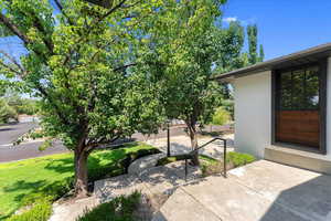 View of patio