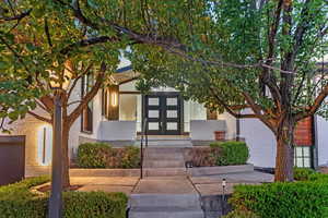 Exterior space featuring french doors