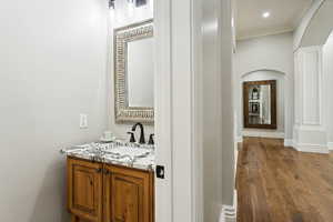 Main floor powder room.