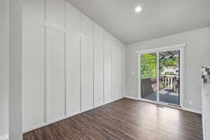 Kitchen with dining space