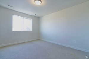 Empty room with carpet