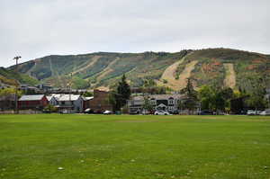 View from City Park of Park City Mountain Resort