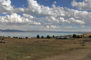 Water view featuring a mountainous background