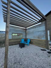 View of patio