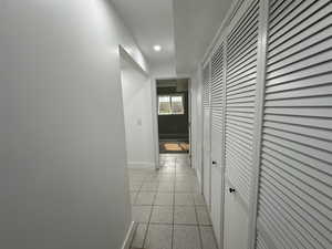 Utility Closet & Basement Laundry Area