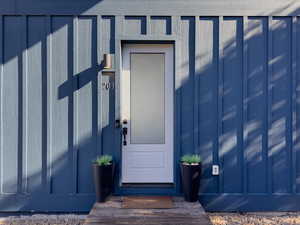 View of entrance to property