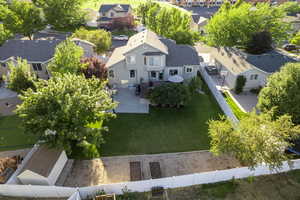 Aerial lot view