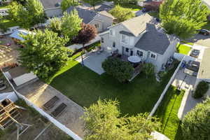 Aerial lot view