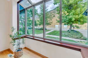 View from front room of mountains