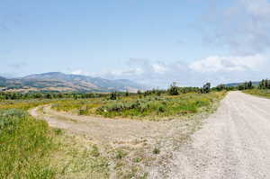 View of mountain feature featuring a rural view