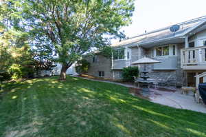 View of yard featuring a patio area