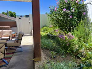 View of patio