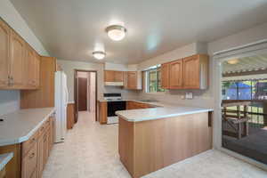 Large kitchen with tons of cabinetry